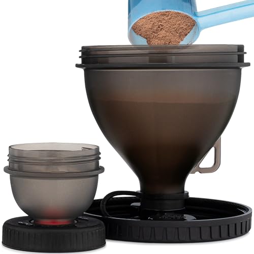 Hydra Cup 10-Piece Insulated Lunch Box with Meal Prep Containers - Black