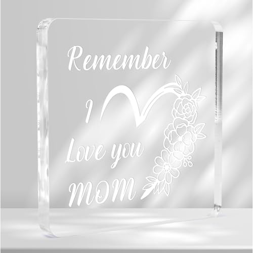 Best Mom Ever Acrylic Plaque Gift from Daughter - Mother’s Day, Christmas & Birthday Keepsake