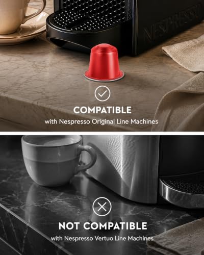 Rosso Caffè Espresso Pods Variety Pack for Nespresso Original Machines, 160 Count