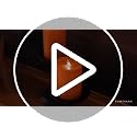 Luminara 3 x 6.5 Inch Russet Orange Flickering Flameless LED Candle with Timer