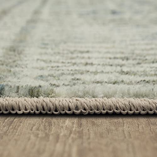 Mohawk Home Prale Geometric Ivory (2' 6" X 10') Runner Rug