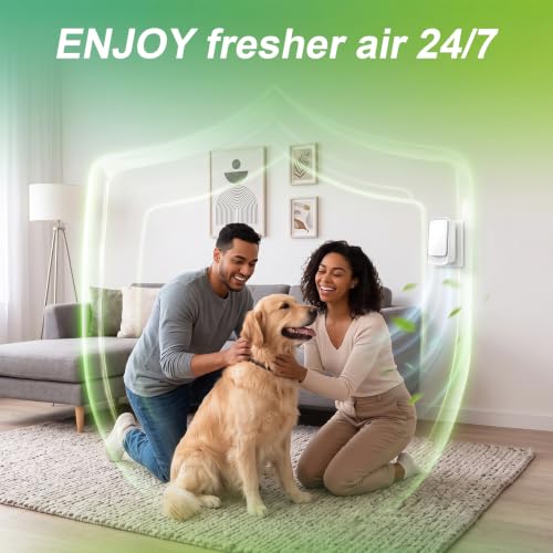 TRPYD 4 Pack Negative Ion Air Purifiers for Bedroom Kitchen Office Portable Odor Smoke Dust Pet Air Cleaner