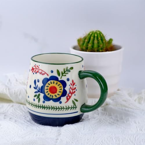 Large Coffee Mug,16oz Ceramic Mugs with Big Handle,Porcelain for