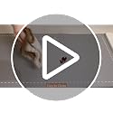 Food Warming Mat 24x15 Inch with Rapid Full Surface Heating and Temperature Control - Gray, Large Size