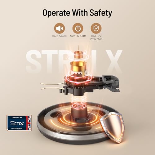 Electric Tea Kettle 1.7L with Precise Temperature Control - Indigo
