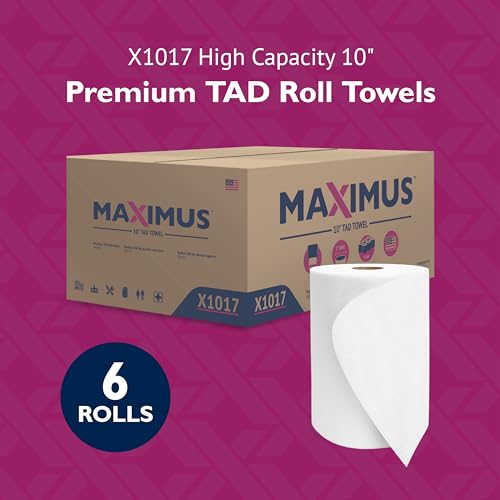 Maximus 800 FT Kraft Paper Towel Roll - Industrial Heavyweight, 10 Inch