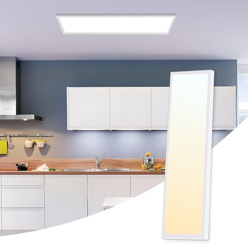 LED Flat Panel Light 3W-50W Dimmable Surface Mount Ceiling Light 120-277V