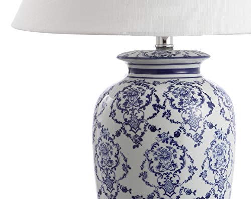 Jonathan Y Juliana Blue & White Chinoiserie Ceramic Urn Table Lamp