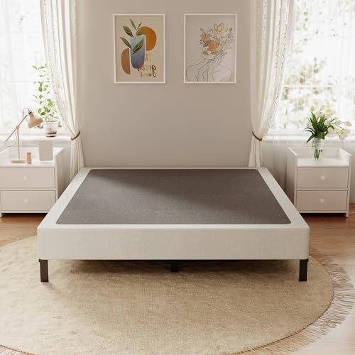OSASET 7 Inch Queen Box Spring Heavy Duty Metal Mattress Foundation Noise-Free