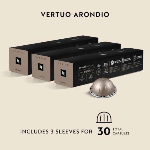 Nespresso Vertuo Arondio Gran Lungo Coffee Pods 30 Count - Medium Roast, Long Black Coffee