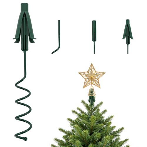Christmas Tree Topper Holder - Adjustable Metal Stabilizer for Tree Toppers