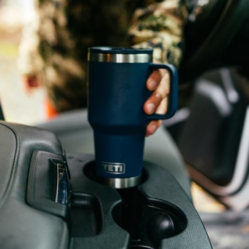 YETI Rambler 30 oz Travel Mug with Flip Straw Lid – Stainless Steel, Leakproof, Pink