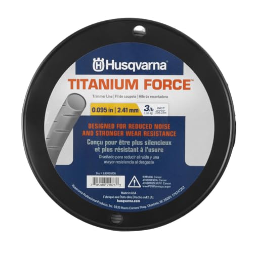 Husqvarna Titanium Force 0.095 Inch Weed Eater String Trimmer Line - Trimmer Line