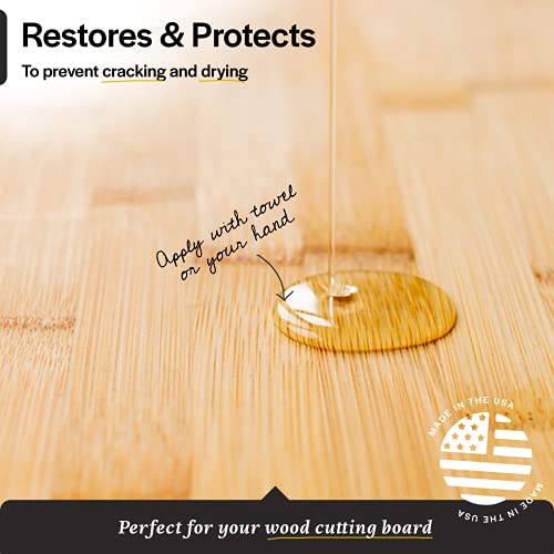Food Grade Mineral Oil for Cutting Boards & Wood Surfaces - 128oz - Safe for Food Contact - USDA Approved - Oil Lubricant & Conditioner - Variation: 128 Fl Oz