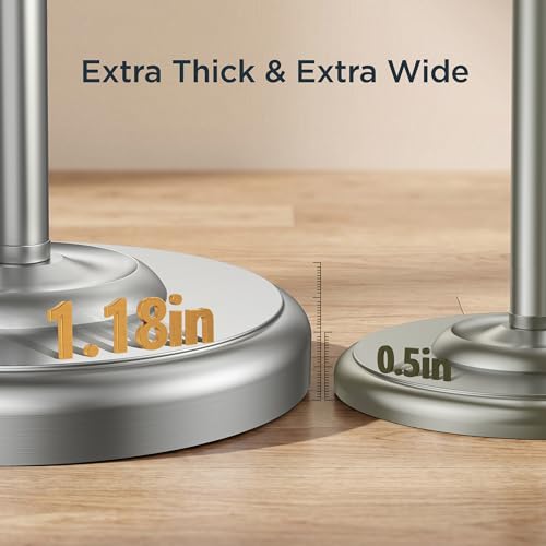 Freestanding Toilet Paper Holder Stand - Vintage Stainless Steel, Modern Finish