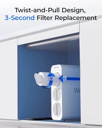 Waterdrop TSPP 2 Pack Under-Sink Water Filter Replacement for TSU & TSU-WB