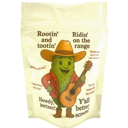Cowboy Pickle Christmas Ornament Western Country Tree Decoration