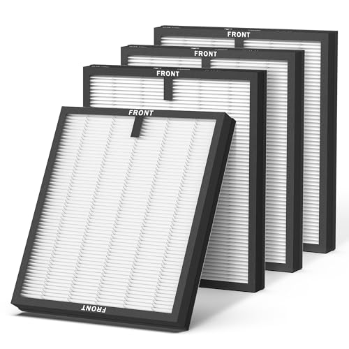 CHIVALZ 4 Pack HEPA Replacement Filters for HY4866 Air Purifier - Original Version