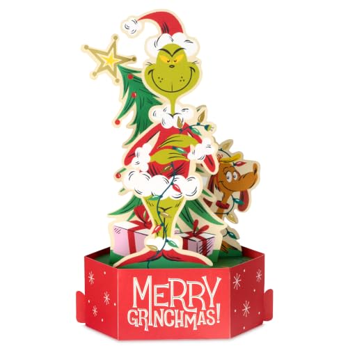 Hallmark Grinch Dr. Seuss Pop Up Christmas Card - Merry Grinchmas (Grinch Variation)