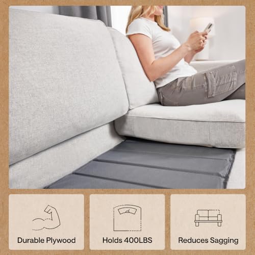 GORILLA GRIP Grey Sofa Cushion Support Board 21.5x70 for Sagging Couch