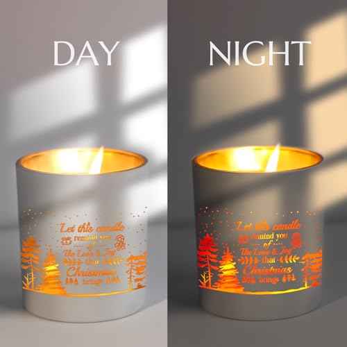 Christmas Decoration, Christmas Gifts for Women Best Friend Mom Sister Coworker, Christmas Gingerbread Candle, 6oz Holiday Soy Candles for Home Decor (Tree)