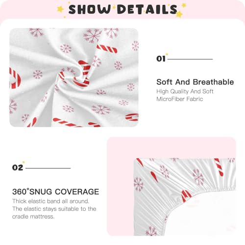 Crib Sheet, Unisex Soft and Comfortable for Standard Toddler