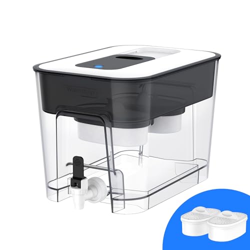 Waterdrop 22L Water Filter Dispenser - Black Upgraded Faster Flow