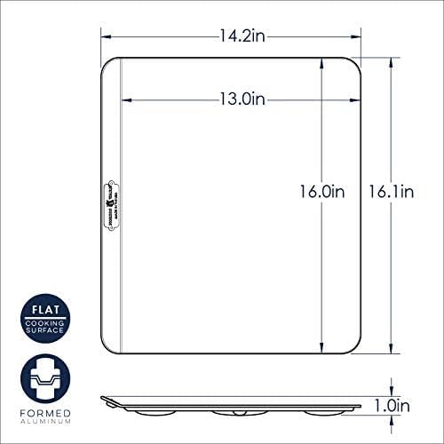 Nordic Ware Naturals Baking Sheet - Insulated Uncoated Natural Aluminum for Perfect Cooking & Baking