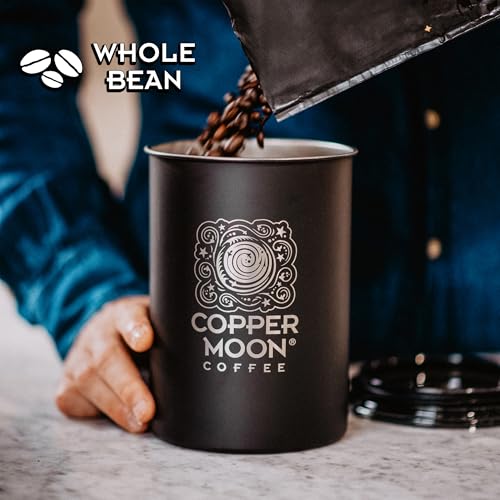 Copper Moon Sumatra Whole Bean Coffee Dark Roast 80oz (5lb) - Bold, Rich Flavor