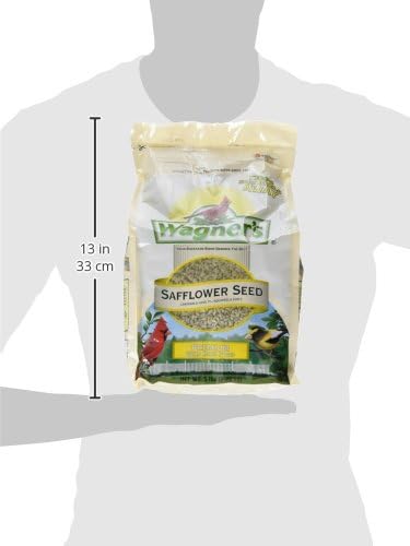 Wagner's Safflower Seed Wild Bird Food - Premium 5 Pound Bag for Attracting Birds