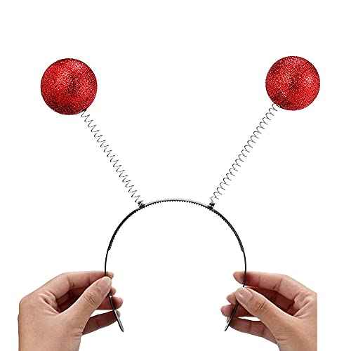 MYUBWTF 3 Pieces Alien Antenna Headband, Martian Alien Headband, Boppers Ball Head Boppers for Halloween Christmas