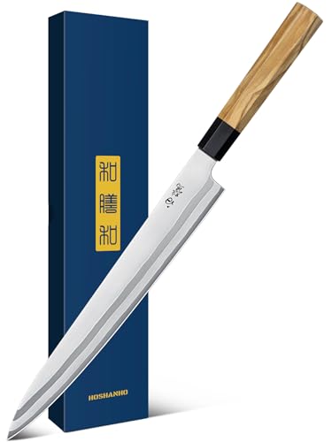 HOSHANHO 10-Inch Japanese Sushi Sashimi Knife - Razor Sharp Fish Fillet Knife