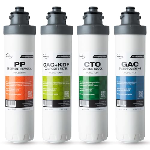iSpring 6-Month Replacement Filter Set for DS4B & DS4S Water Dispensers
