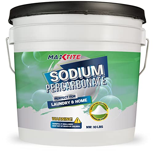 Sodium Percarbonate 10 lbs - Multi-Purpose Oxygen Bleach & Cleaner - Pure Hydrogen Peroxide Alternative