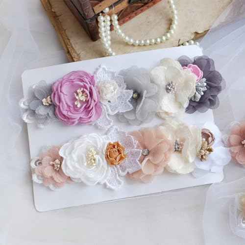 PATIKIL 3mm Double Heads Flower Stamen, 150 Pcs Artificial Flower Stamen Pistil Matt Pearl Floral Stamen for DIY Christmas Card Wedding Decoration, White