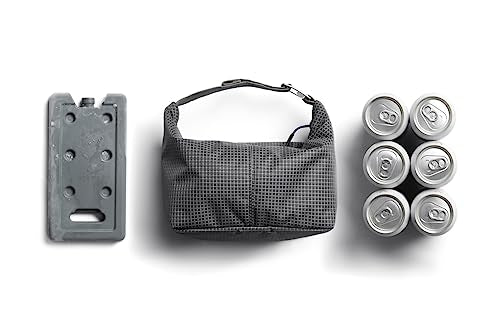 Insulated Soft Cooler Bag 6L Waterproof Lunch Carrier - Gray
