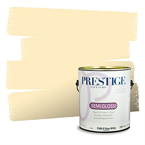 PRESTIGE Paints P500-P-3002-2VP Paint and Primer In One, Creamy Oat, 1 gallon