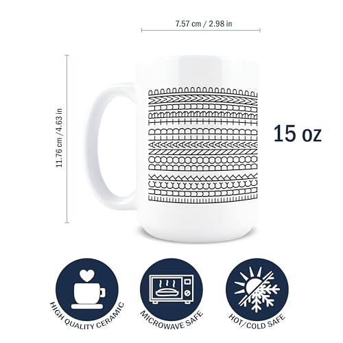FDT Anti-Trump Coffee Mug 15oz - Hidden Message Mug, BPA Free Ceramic