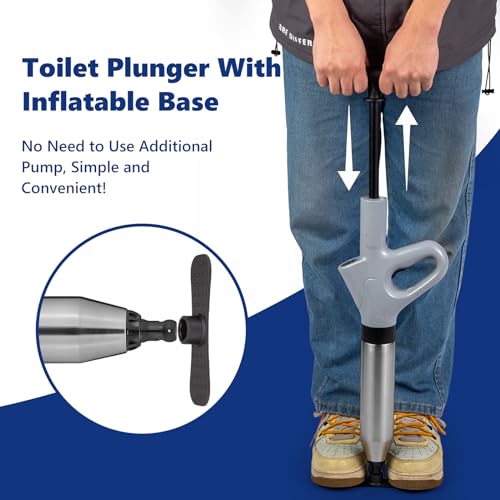 High Pressure Toilet Plunger Blaster - Unclog Drains & Sinks | MaxxGeek