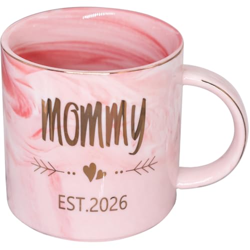 Mommy 2026 Gift Mug for New Moms - Unique Baby Shower & Mother’s Day Coffee Cup