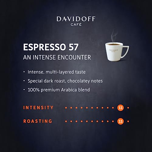 DAVIDOFF Espresso 57 Instant Coffee - Dark and Chocolatey Intense