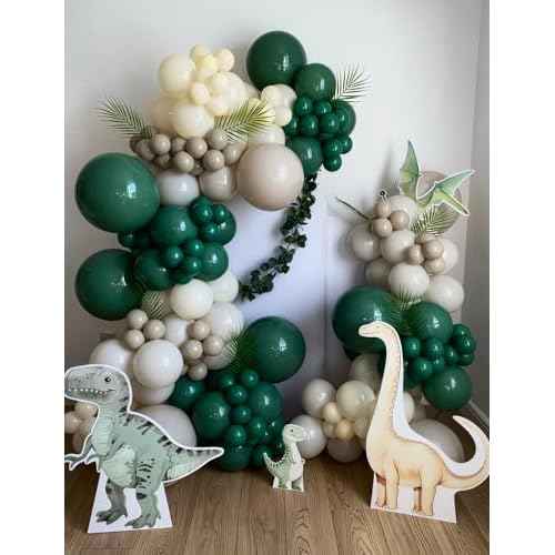 Dark Green Balloons 12 Inch ? 24pcs Green Latex Party Balloon for Safari Birthday, Chritmas, Baby Shower, Forest Theme Party Decorations, Perfect for Small Gatherings, Dorms, Budget Events