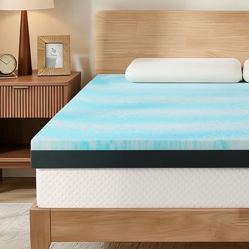 Extra Firm Twin Mattress Topper 3 Inch Gel Memory Foam & High-Density Foam by Erdoru