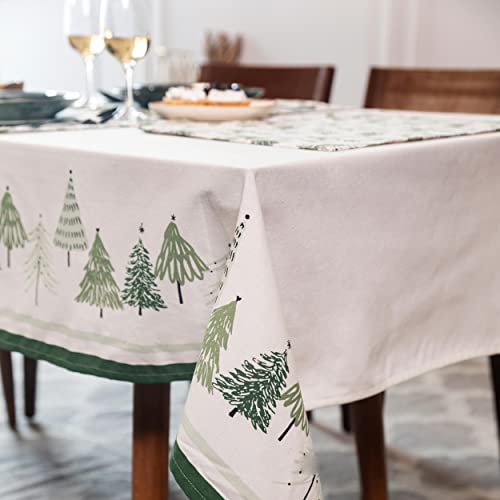 Folkulture Christmas Story Rectangular Table Cloth 60x102 Inch for Holiday Decor