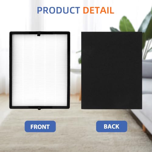 2 Pack Replacement Air Filter for Breathesmart Flex BH400 45i & FL400 - High Efficiency Activated Carbon Filter