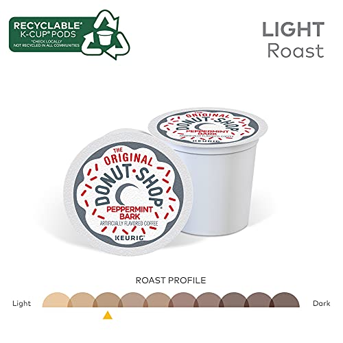 Peppermint Bark Coffee Pods - Light Roast Keurig Single-Serve 96 Count