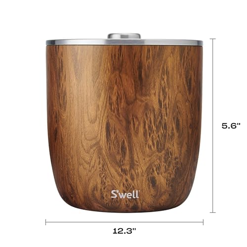 Stainless Steel Ice Bucket XL 100oz with Lid & Scoop - Keeps Ice Cold 60 Hours