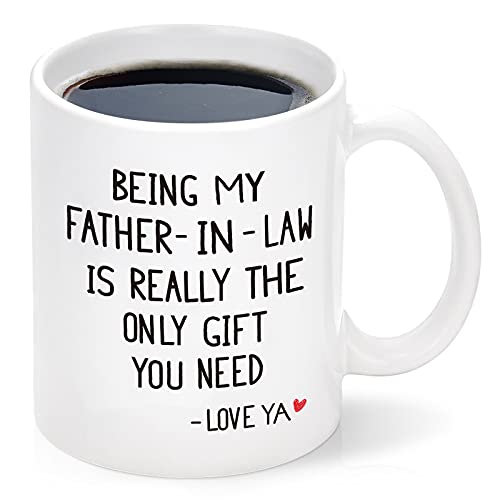 Being My Father-in-law Coffee Mug - 11oz White Father's Day Gift for Dad & Father-in-Law