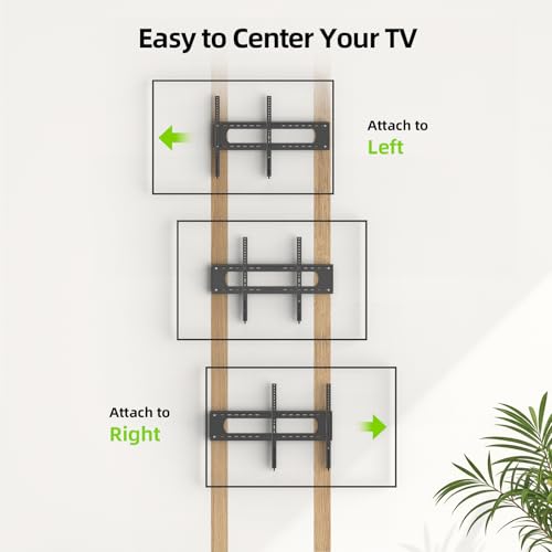 USX MOUNT Fixed TV Wall Mount 65-120 inch Up to 220 lbs Low Profile Bracket