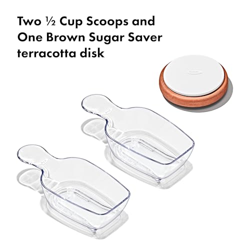 Pre-Labeled Baking Storage Container Set - Airtight Airtight Food Storage with Scoops & Accessories
